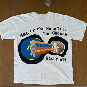 Kid Cudi CPFM Man on the Moon III - White Graphic Tee
